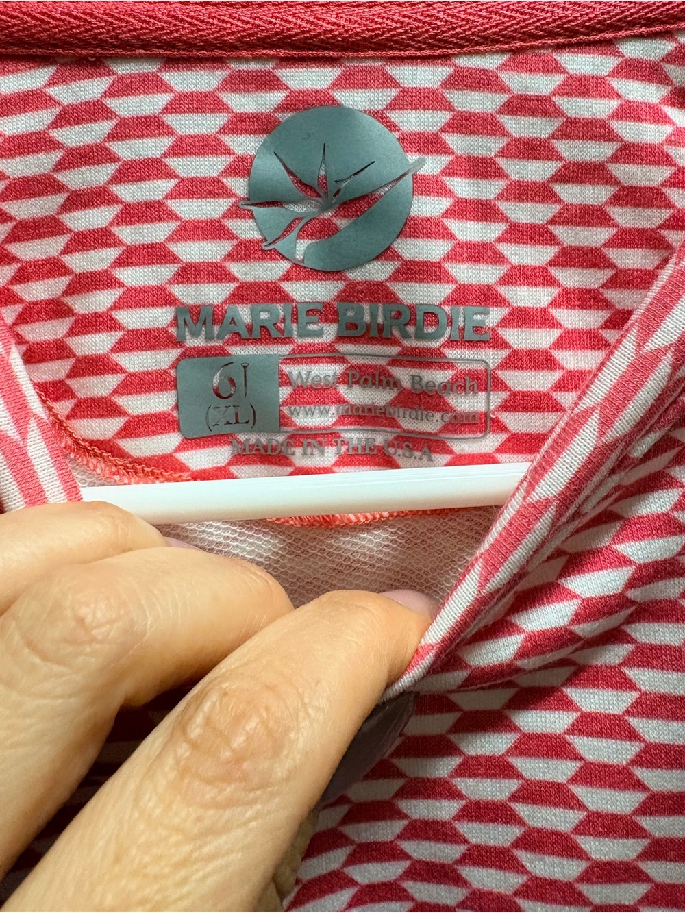 Marie Birdie Pink Patterned Long Sleeve Top - Picture 2 of 2
